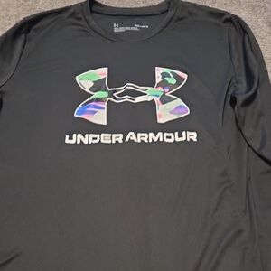 Under Armour Black Long Sleeve Performance Tee